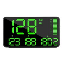 GPS HUD C80 디지털 GPS 속도계 자동차 HUD 헤드 업 디스플레이 KM/H MPH 이상 과속 경보 시스템 범용, 01 C90