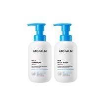 아토팜 바디워시 300ml 마일드 샴푸 샘플6개, 아토팜 바디워시 300ml + 마일드