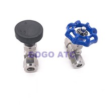 니들 밸브 조정 가능 4 6 8 10 12mm 1/8 인치 하드 튜브 SS304 유량 제어 크레인 스트레이트, 05 10mm_01 Black