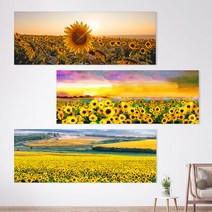 추석선물 특가할인 풍수액자 돈들어오는 그림 풍경이있는 해바라기액자 16종, S10 눈부신 해바라기