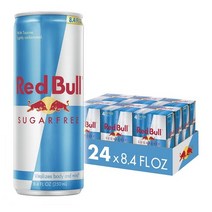 Red Bull Energy Sugarfree 레드불 에너지 슈가프리 8.4oz(250ml) 24팩, 1ml, 1개