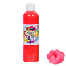 뭉게구름 거품물감 리필 250ml 낱색 형광빨강 미술놀이 물감 물감놀이 유아미술 유아물감 kwk+3498, 상품선택
