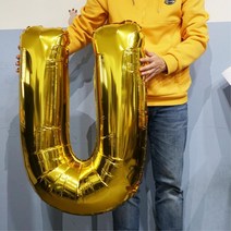 이벤트 생일 파티 알파벳 풍선 실버 (대) 야외 여자친구생일 돌잔치 파티룸