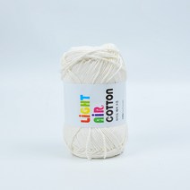 라이트 에어코튼(250g) 심플리얀 에어코튼 가방뜨기, 101 화이트