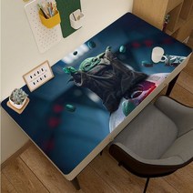 게이밍 의자디즈니 스타 워즈 마스터 베이비 요다 90x40cm 큰 두꺼운 마우스 패드 키보드 노트북 테이블 매, 01 A1_10 LockEdge800x300x2mm