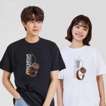 오너클랜 헤드셋 디지털프린팅 인쇄티셔츠 반팔티 오버핏