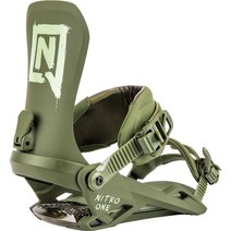 Nitro 니트로 원 스노우보드 바인딩 - 2023 NTRO1EA 167956, Olive, L