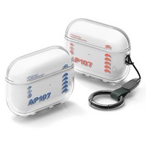 플래나 항공 시리즈 에어팟 프로2세대 투명 TPU 케이스