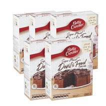 베티크로커 데블스 푸드 케이크 케이크 믹스 540g Betty Crocker Devils Food Cake Cake Mix, 5팩
