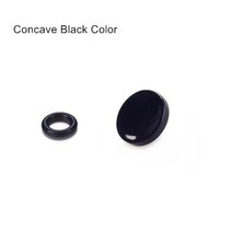오목한 표면 금속 소프트 카메라 셔터 릴리스 버튼 Leica/Canon/Nikon/Minolta/Fujifilm Fuji XT20 X00F, Concave Black