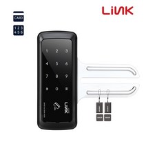 [유니코하이테크] 셀프설치 링크 단문형 유리문도어락 LG-300S 글라스2 LGC-300S 카드키4개, LG-300S(날개터치)