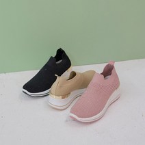 런슈즈 반짝이 핫픽스 니트 슬립온 봄 여름 메쉬 큐빅 키높이 운동화