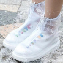 비오는날 장마철 대비 레인슈즈 신발방수커버 덧신 덮개 신발보호, 단화모델, S(38-39)