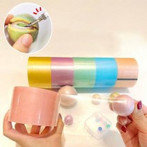 바보사랑 대왕 펄 반짝이 끈끈이 공 찐득볼 만들기 테이프 대형.사찌몰, 원색B3.6cmsc488-2