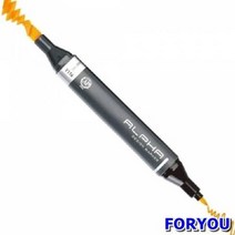 ForU747 알파 디자인마카 낱색 입 6개 펜 마카 디자인 캘리그라피 일러스트, W169
