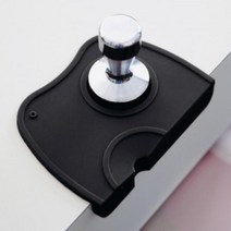 커피 탬핑매트(17.5cm블랙) 탬퍼매트 실리콘 충격흡수, 단일옵션