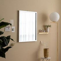 [삼익가구]오차드 벽걸이 직사각 거울(소형중형대형), 03.대형, 실버