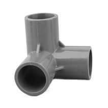pvc관 pvc파이프 배관 부속 배관자재 연결 1pc 20 25 32mm 그레이 PVC 파이프 커넥터 스트레이트 엘보 티, 09 3 Way_01 I.D 20mm