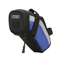 자전거 새들백 안장 백팩 MTB 가방 싸이클 브롬톤가방 악세사리나일론 보관 사이클링 시트 테일 리어 파우치 백 액세서리, 81926 블루
