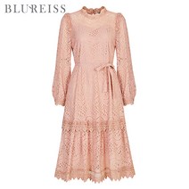 [블루레이스] 웨이브펀칭프릴레이스원피스_BJS1OP3051