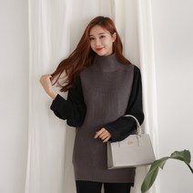 탱크걸 하이넥 니트 롱베스트(C 29054) 니트조끼