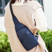 세모제 슬링백 크로스 방수 데일리 메신저 가방 남자 여자 공용 캐주얼 심플 여행 등산