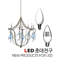 LED촛대전구/촛대구/LED 3W/LED 5W/14베이스/17베이스/26베이스/장수램프/씨티오/라루체/장식용전구/샹들리에전구, 03.씨티오 14베이스, 01.주광색(하얀빛)