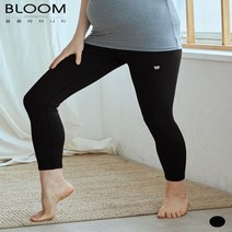 [블룸마터니티] 슬림 임산부 요가바지(블랙)