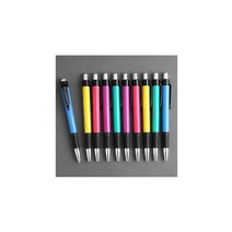 비비드 클립 볼펜 10p세트(0.7mm)/판촉볼펜 검정볼펜, 상세 참조