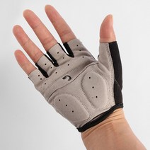 에어쿠션 라이딩 반장갑 그레이 M 자전거 백패킹 헬스 여름 배달장비