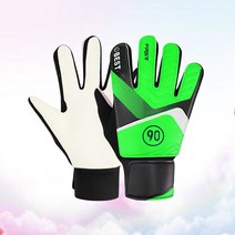 골키퍼 장갑 한쌍 실용적인 조정 가능 보호 장비 십용 축구 용품, 03 L
