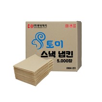 동방제지 천연펄프 스낵 도우넛 냅킨 1겹 5000매, 옵션