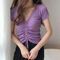 레터링 검정 꽈베기 컬러 오버핏꽈배기 쿨링 주황색 루즈핏 쿨 코디 브이넥 여성 반팔 니트