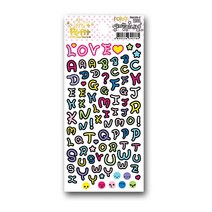 쁘띠 이니셜 스티커 -PP/일반 견출지/이름표/보호견출지/라벨/라베르/스티커/이름/다이어리/다이어리스티커