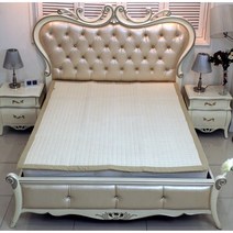 [보성삼베] 38년전통 대마100% 국내생산 천연 삼베 패드 카페트 여름 침구 이불 - 아이보리