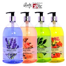 매끄럽고 향기나는 피부 [루디프로푸미/이탈리아] 아로마틱 센츠 바스폼 샤워젤 바디워시 대용량 1000ml 라벤더 로즈 베르가못 히비스커스