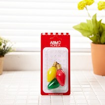 el2837 abm(k) 고추전구3p 각색 전구/꼬마전구/트리장식/전등/백열구, 단일 수량