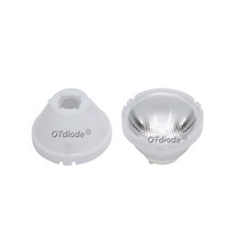 10pcs XML XML2 XPH50 CREE LED 렌즈 (흰색 홀더 포함) 21mm * 13mm 8 25 30 45 60 90 도 5050 반사경 콜리메이터 크리어, 30degree, Beads Surface