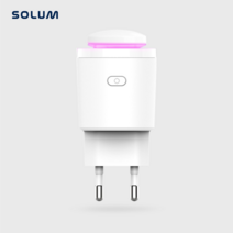 [신모델] 솔루엠 룸메이트 4in1 실시간 동작감지 +공기질 미세먼지 감지기 공기 온도 습도 모니터링