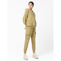 [AK분당점] [아키클래식] (공용) 언택트 테니스 클럽 자수 루즈 핏 후드 조거팬츠 세트