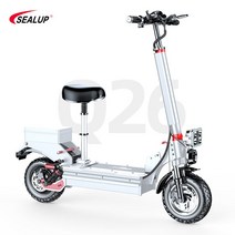 전기 스쿠터 슈퍼 장거리 접이식 2 륜 자동차, 화이트 48V500W37.5AH 배터리 수명 160km
