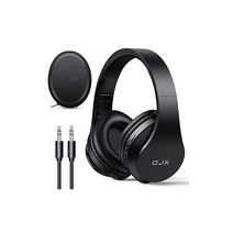 OJX Bluetooth 5.3 무선 헤드폰 헤드폰 bluetooth 무선 헤드폰 유선 무선 양용 고음질 고안정성 초저지연 20시간 연속 재생 통화 가능 다기종 대응 Headphones TF 카드 대응 라디오 기능 노이즈 캔슬링 오버이어 헤드폰 음악 영화 게임 PC 대