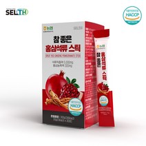 석류 홍삼 농축액 스틱 6년근 홍삼 사포닌 진세노사이드 터키 석류즙 마시는 액상 음료 부모님 어머니 엄마 선물 식약처 해썹 인증, 스틱형x3BOX