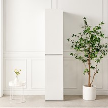 송목가구 300 400 500 LPM 바바 틈새 수납장, 일반(깊이420mm), LPM 바바 400 화이트