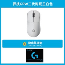 정품 로지텍 G PRO무선 게이밍 마우스, G GPW2세대흰색+마우스패드순펑, A 공식규격