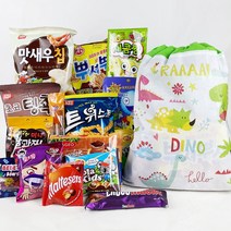 소소야 과자 선물 세트 어린이집 생일답례품 단체 간식꾸러미 구디백, 1개, 00_해피다이노