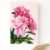 모란꽃 목단꽃 돈들어오는 그림 한국화 캔버스액자 집들이선물, 17. 풍요로운 모란꽃