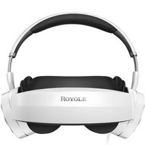GAME ole Moon 올인원 3D VR 헤드셋 32GB HIFI 몰입형 가상 현실 안경 모바일 시어터 정품, 02 White