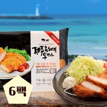 (당일발송) 청정제주 흑돼지통까스 등심 3팩+치즈 3팩 돈까스맛집 오크라팜 자취한끼 반찬, 제주흑돼지통까스 2개+제주돼지치즈통까스 4개