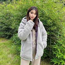 블랙야크 [아이유 다운] U마카롱듀오플리스다운후디자켓-남여공용 플리스 리버시블 1BYPAW1907
